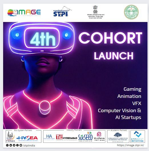 STPIIMAGECOE's tweet photo. The Fourth Cohort, meticulously curated by @STPIIMAGECoE, stands poised to embark on their transformative entrepreneurial odyssey. @arvindtw @stpiindia #STPIINDIA #STPICoEs #imagecoe #startupindia #gaming #AI #ComputerVision #Entrepreneurship #Hyderabad https://t.co/9AqSYmSokB