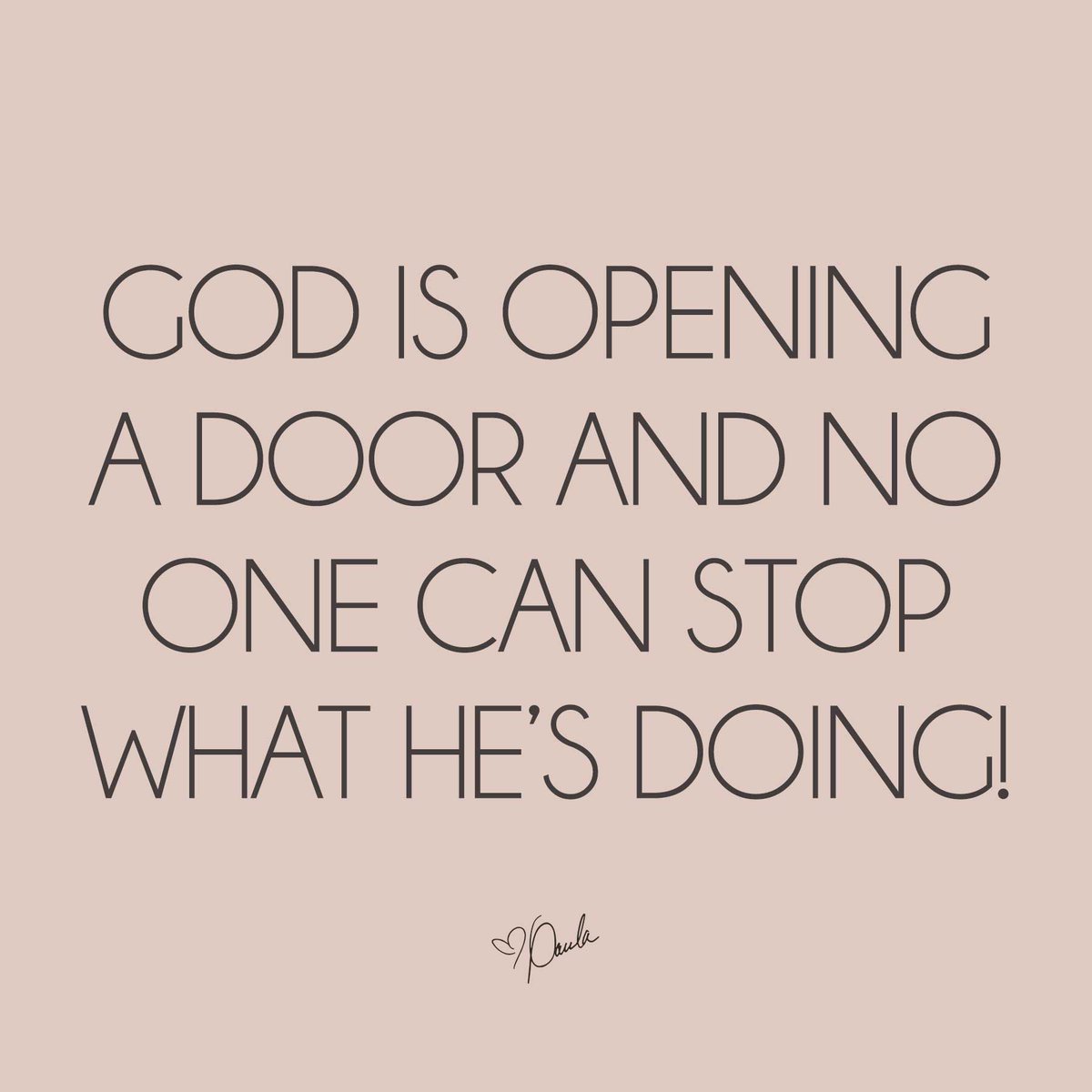 Paula_White's tweet photo. God is opening a door- and no one... no man, no hater, no devil can stop what He is doing! https://t.co/F8yRV9QNN8