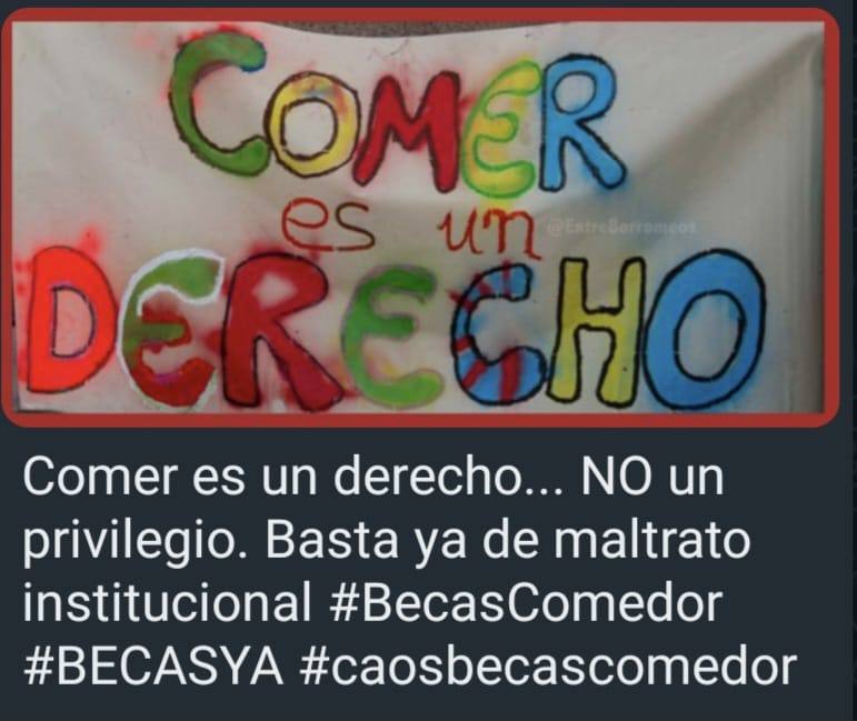 Comunidad de Madrid.Comer es un derecho no un privilegio.Basta ya de maltrato institucional#becascomedor#becasya#becascomedor