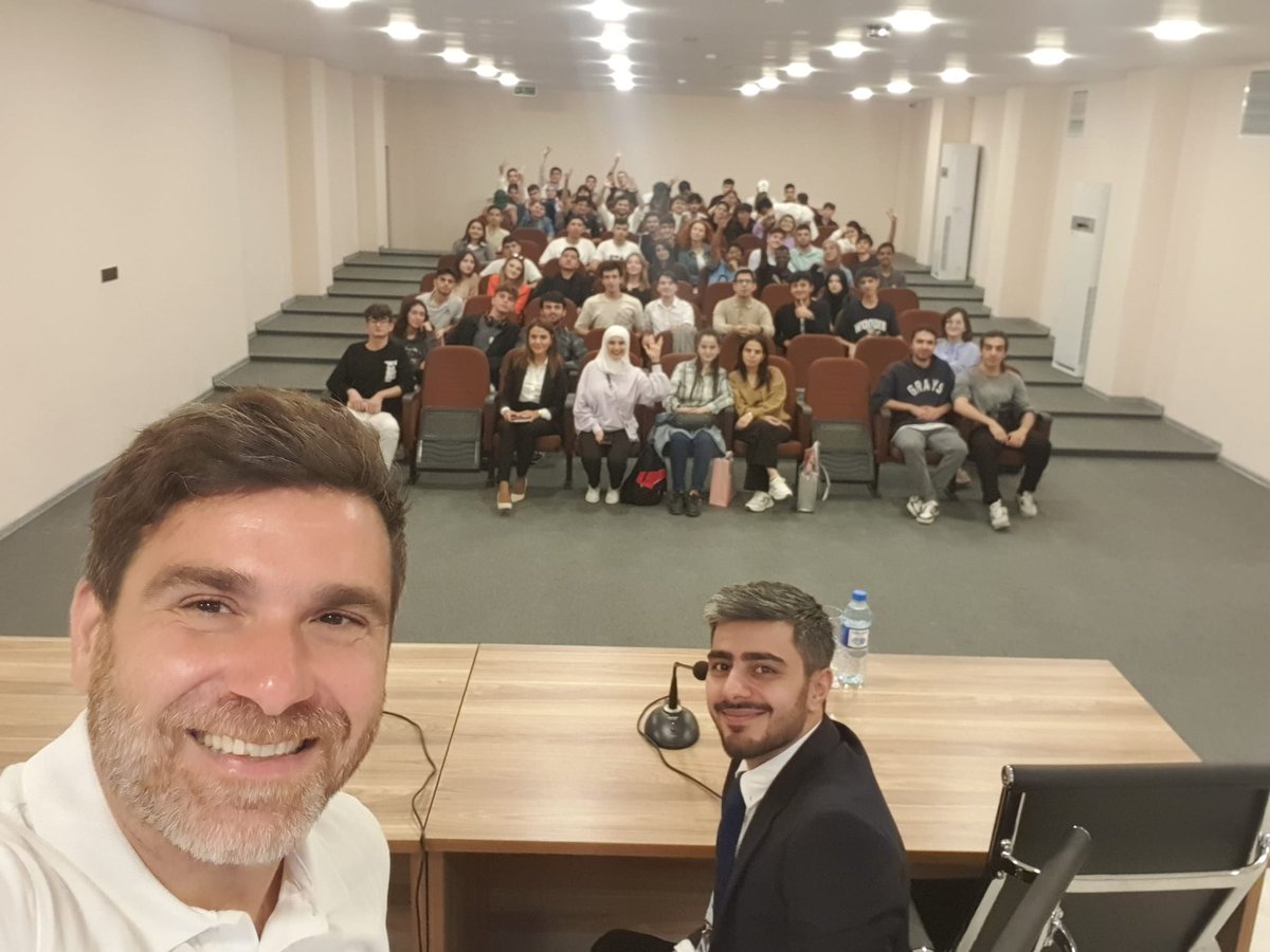 Stefano Antonetti, VP Business Development, was invited by Azercosmos to a Space Industry Talks at Baku Engineering University. He discussed the space industry's challenges, sustainability insights, and the impact of commercial space companies. Learn more: linkedin.com/feed/update/ur…