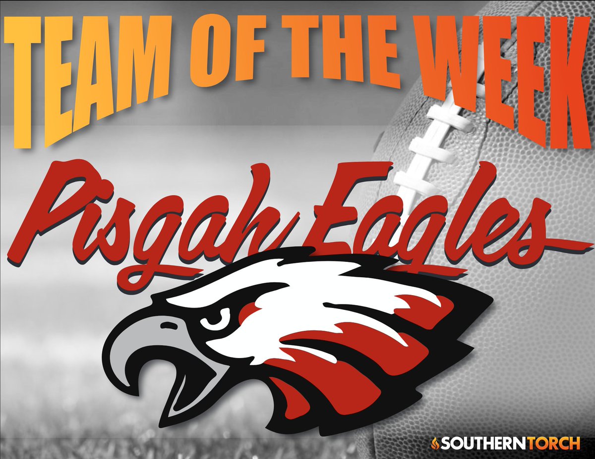 Southern Torch proudly presents the Pisgah Eagles as Team of the Week!

Pisgah rallied over the final three-plus minutes to score the winning touchdown with 43 seconds remaining and spoil the Rams’ Homecoming with a 40-34 victory Friday night at Ram Stadium.