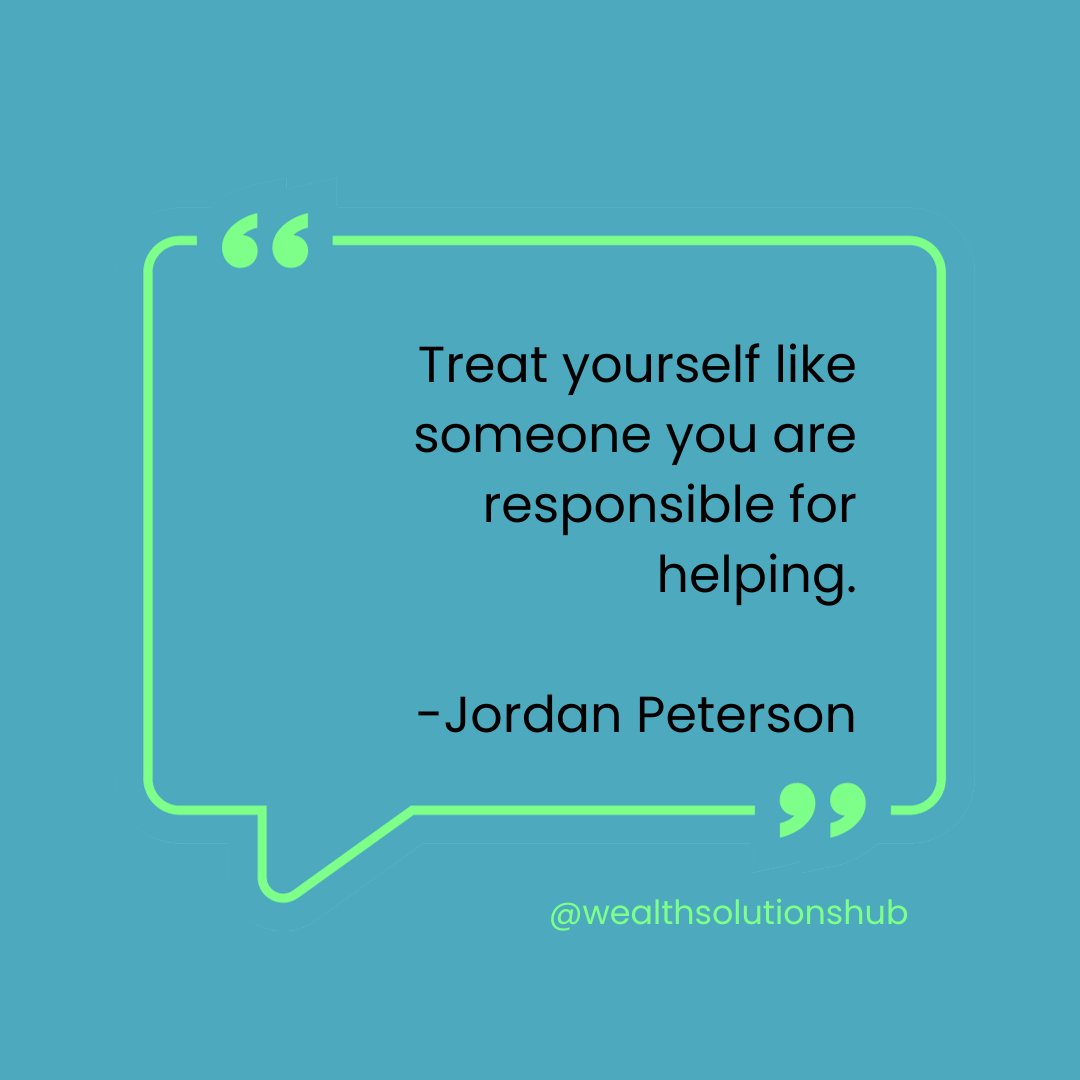 KWealthSavvy's tweet photo. By valuing and investing in ourselves today, we pave the way for a brighter tomorrow. How will you prioritize your #wellbeing and growth this week? Challenge yourself to put this principle into action. 💭

#personalgrowth #FinancialFreedom #WednesdayMotivation #jordanpeterson https://t.co/LNlfxH642I