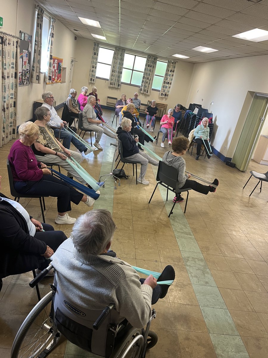 TheLLCompany's tweet photo. What an amazing turn out we had for Bistre Chair Exercise class this week. 22 participants attended our session which is our highest attended session yet 🤩

For any further information, please email us - info@thelittlelearningcompany.co.uk https://t.co/rS38nUHCYg
