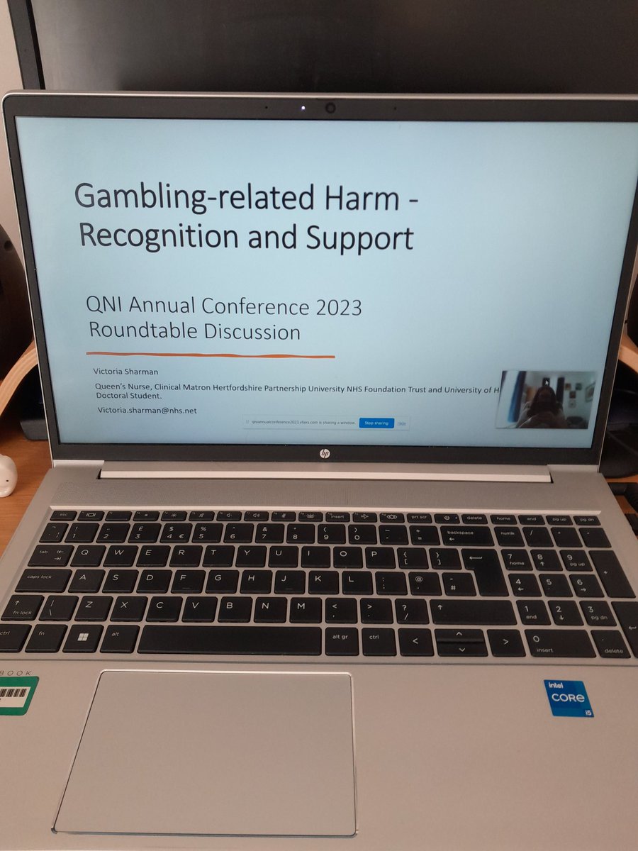 Very excited to be facilitating a roundtable discussion at #QNI2023 on gambling-related harms today.