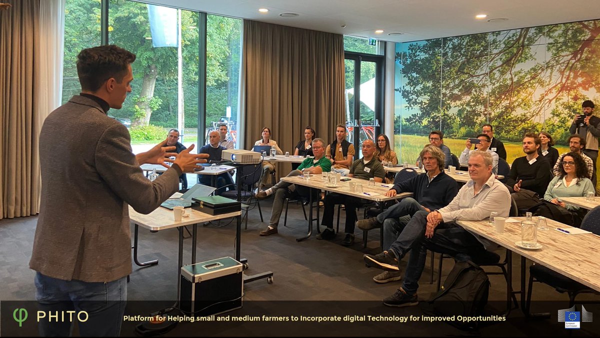 SLM_WUR's tweet photo. Kick off meeting of EU project #PHITO, which aimed to benifit small and medium farmers with innovative digital farming tools.
#Digitalfarming #agriculture #smartfarming #SLM_WUR
https://t.co/fcwPDfK3fx https://t.co/GSFJyhb7rW