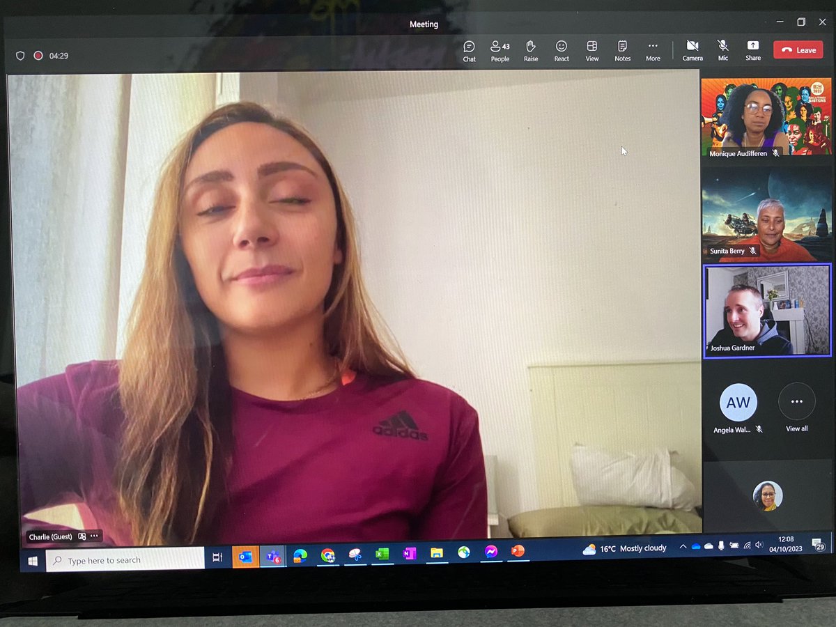 Karla Parker 💙⚽ (@karla_parker) on Twitter photo What an absolute honour to listen to <a href="/charlie_moore98/">Charlotte Moore</a> speak to the <a href="/NHSEngland/">NHS England</a> BAME staff network today in celebration of #BlackHistoryMonth2023 #SalutingOurSisters 
Such a positive, driven, talent athlete. Looking forward to celebrating your inevitable success #wesaluteyou What an absolute honour to listen to <a href="/charlie_moore98/">Charlotte Moore</a> speak to the <a href="/NHSEngland/">NHS England</a> BAME staff network today in celebration of #BlackHistoryMonth2023 #SalutingOurSisters 
Such a positive, driven, talent athlete. Looking forward to celebrating your inevitable success #wesaluteyou