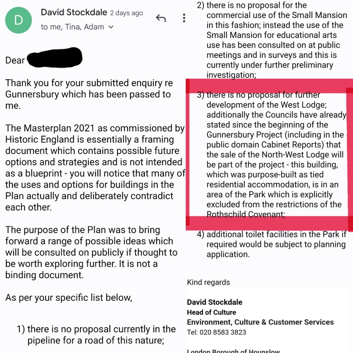 The sale of the North -West Lodge in Gunnersbury Park is officially confirmed by the councils. 
Please sign our petition against the park events and mismanagement : change.org/p/we-want-our-…
#chiswick #acton #brentford #hounslow #ealing