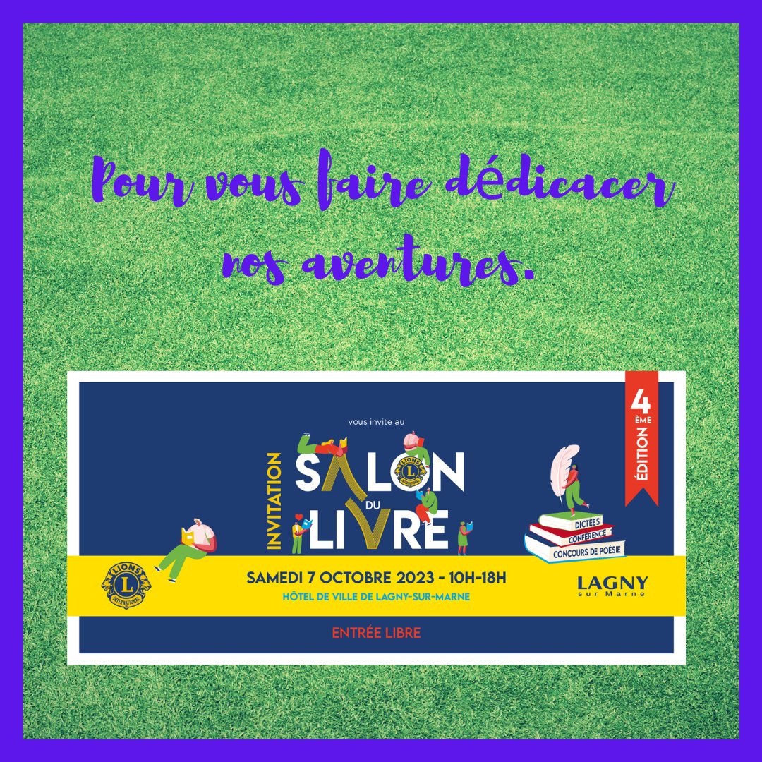 Dédicace de rentrée et découvert du salon du livre de Lagny-Sur-Marne samedi.
Les quatre tomes d’Arcadia et les deux de Retour volé y seront à votre disposition.
#SerieArcadia #retourvole #cecilesoler #lagnysurmarne #litteraturejeunesse