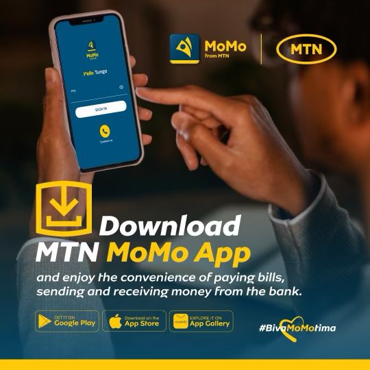 Download the MoMoApp TODAY and enjoy the experience you have been looking for! With MoMoApp you can now do more with Bank push/pull, MoMoPay, Bill payments and a lot more.

IOS: rb.gy/4slim  

Android : rb.gy/uesak