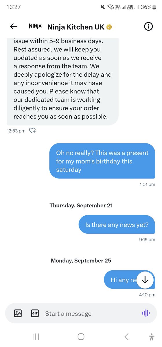 keithtam30's tweet photo. @NinjaKitchenUK 
Why am I still waiting a response? https://t.co/E7XVHJwSg0