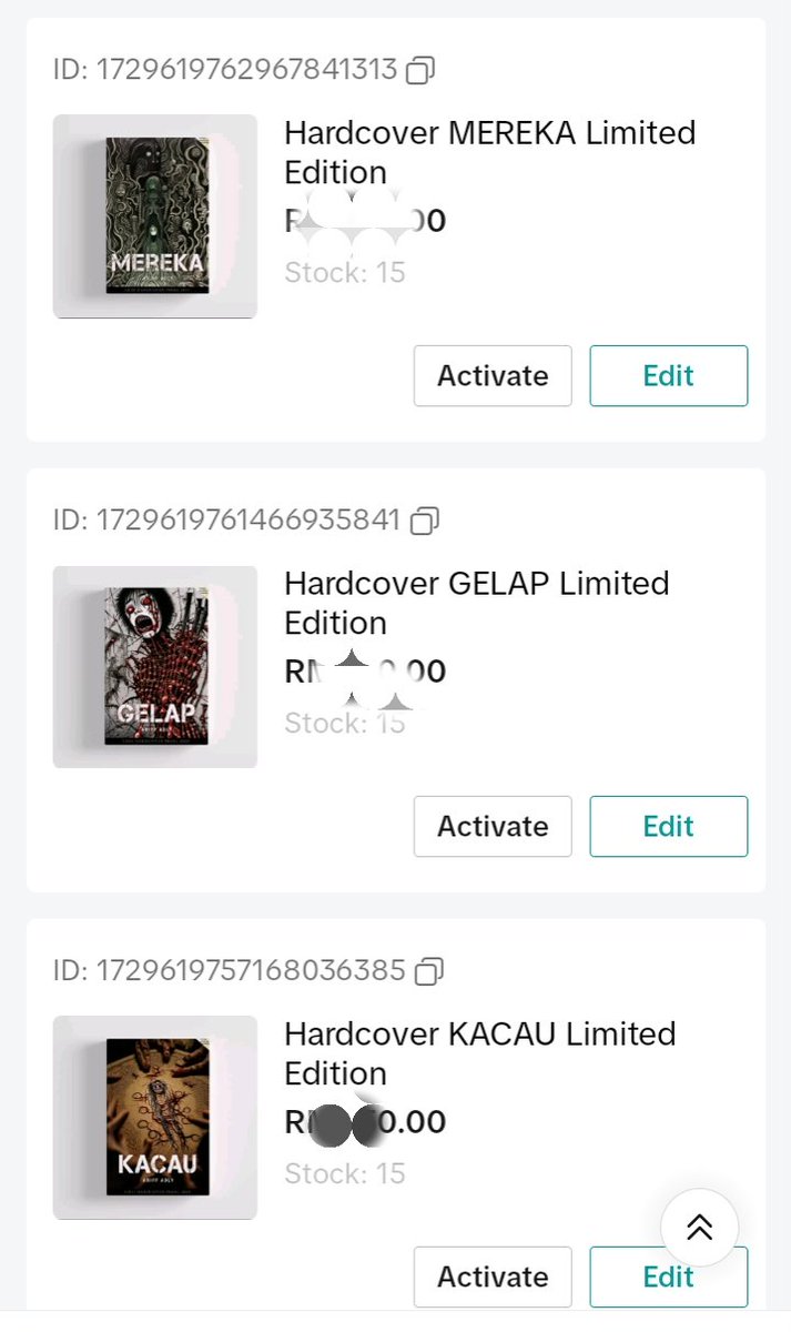BukuFixi's tweet photo. Giveaway Hardcover Limited Edition Ariff Adly!

3 pemenang dicari. Cara untuk sertai:
1. Jemput follow TikTok bukufixi.
2. Quote post ini dan 3 post yang mendapat 7 likes dan 7 repost pada jam 12 tengahari esok (5/10) akan dipilih secara random sebagai pemenang. 😎 https://t.co/oiDC6mdMN5