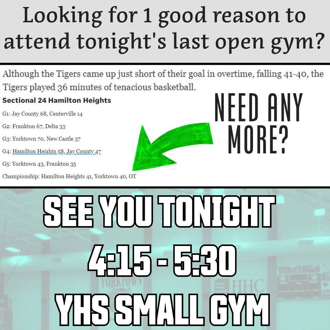 GirlsYorktown's tweet photo. 10/4/23 - The last open gym before the official start of the season. @YHSAthletics @ytownstrength @YHSSportsMed https://t.co/PCBShMaJXa