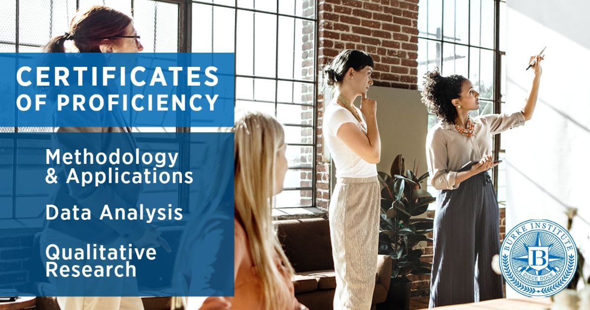 BurkeInstitute's tweet photo. Launch your career to new heights with one of our certificate programs! Explore the three available options today: https://t.co/iTIinaL7ir #BurkeInstitute #MRX #Insights https://t.co/mhbGageqlW