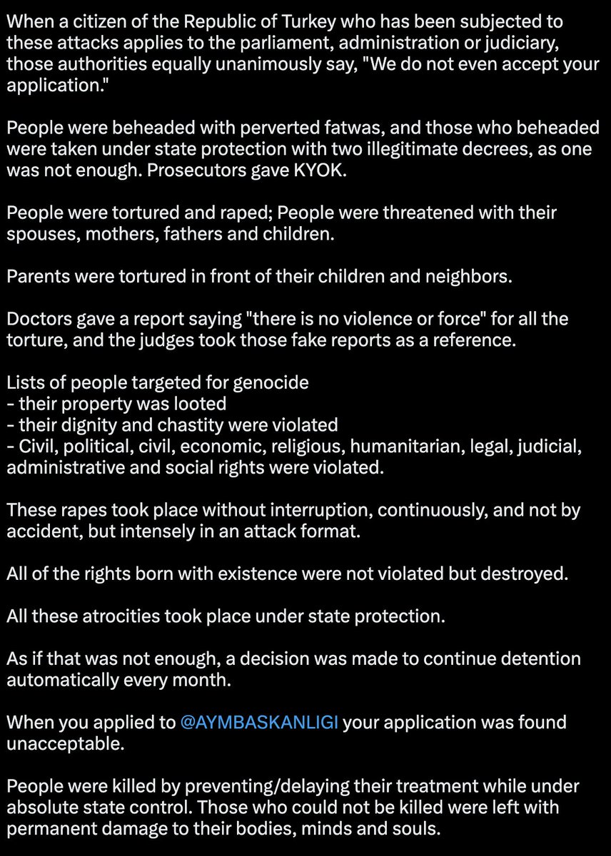 merj's tweet photo. Attention @POTUS @VP @USCogress @nytimesworld
@washingtonpost @WSJ, #Genocide happening in #Turkiye: RAPE, TORTURE, BEHEADINGS, BABIES in PRISON, parents arrested in front of children etc. You must reach out to Colonel Husiyen Demirtas
@HDemirtasUN @HDemirtasTR
author #Erdocide https://t.co/3G9d4zHlTU