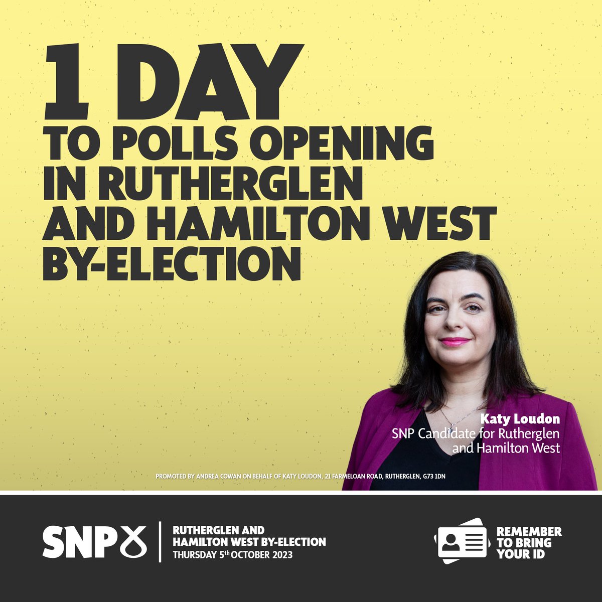 theSNP's tweet image. 🗳️ The people of Rutherglen &amp;amp; Hamilton West have a stark choice.

🥀 A Labour candidate who'll take his orders from Keir Starmer, refusing to scrap cruel Tory policies. 

🏴󠁧󠁢󠁳󠁣󠁴󠁿 @KatyLoudonSNP who'll listen to people of Rutherglen &amp;amp; Hamilton West and stand up for Scotland.