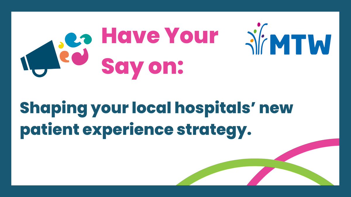 Maidstone & Tunbridge Wells NHS Trust ( MTW) drive for continuous improvement and they are currently in the process of building their new patient experience strategy. Can you help by filling in this short survey 🙏mtw.nhs.uk/2023/09/help-s… @MTWnhs