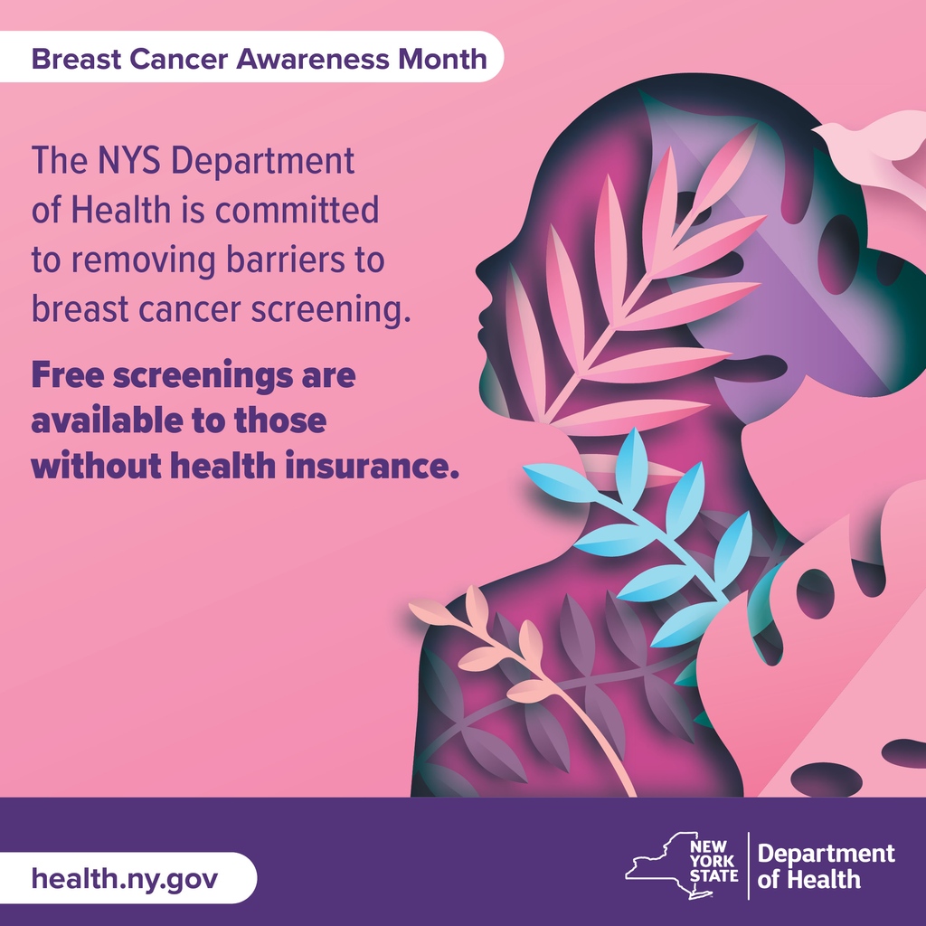 .<a href="/NYHealthCommish/">Dr. James McDonald</a>: “We need to raise awareness about the steps to detect breast cancer early. If you have a family history of breast cancer, consider asking your doctor about tests for inherited changes to certain genes which increases risk.” health.ny.gov/press/releases…