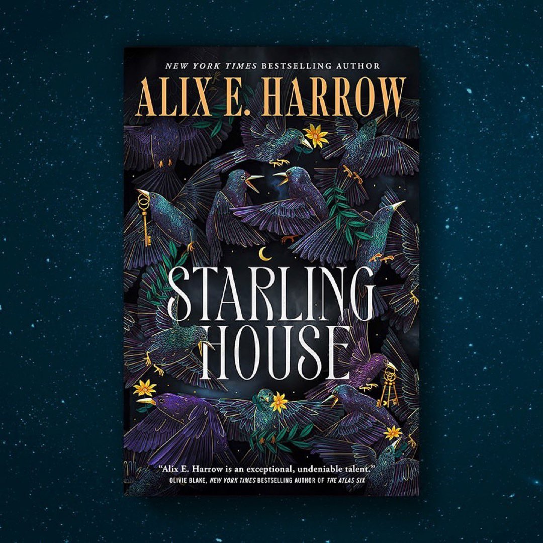 Never will I ever get over seeing my covers in the hands of the amazing Reece Witherspoon 🤩🤩🤩🤩 Starling House by the incredible Alix E Harrow is the @ReesesBookClub book of the month!!!! So if you haven’t gotten around to grabbing a copy this would be the perfect month 🥰🥰