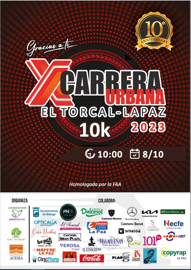 El concejal de #deportemalaga <a href="/borjavivas/">Borja Vivas Jimenez</a>, el edil del distrito Carretera de Cádiz, Francisco Pomares y el presidente de la Asociación de Comerciantes de Carretera de Cádiz, Javier González, han presentado el cartel de la X Carrera Urbana <a href="/ElTorcalLaPaz/">CARRERA URBANA 10k EL TORCAL - LA PAZ</a>

#deportemalaga
