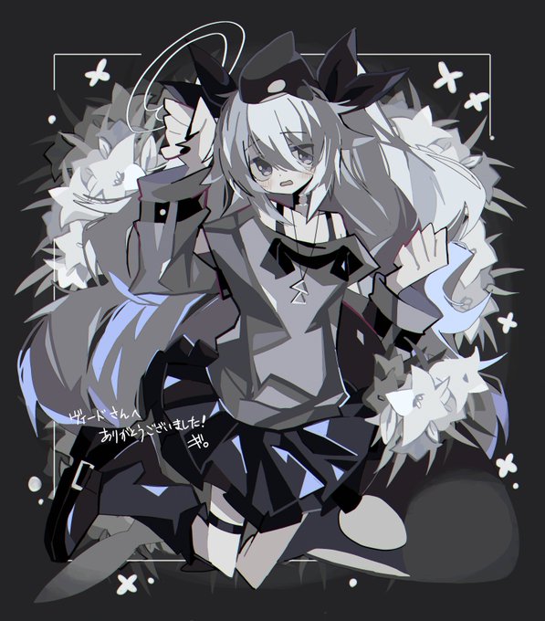 skebで.(#3ka7no_ )先生にオリキャラのノノたゃを描いていただきました!!!
ツインテールノノたゃもとってもキュートだねぇ……
服もよりオシャレにアレンジしていただいて、とっても嬉しい嬉しいだねぇ!!! 