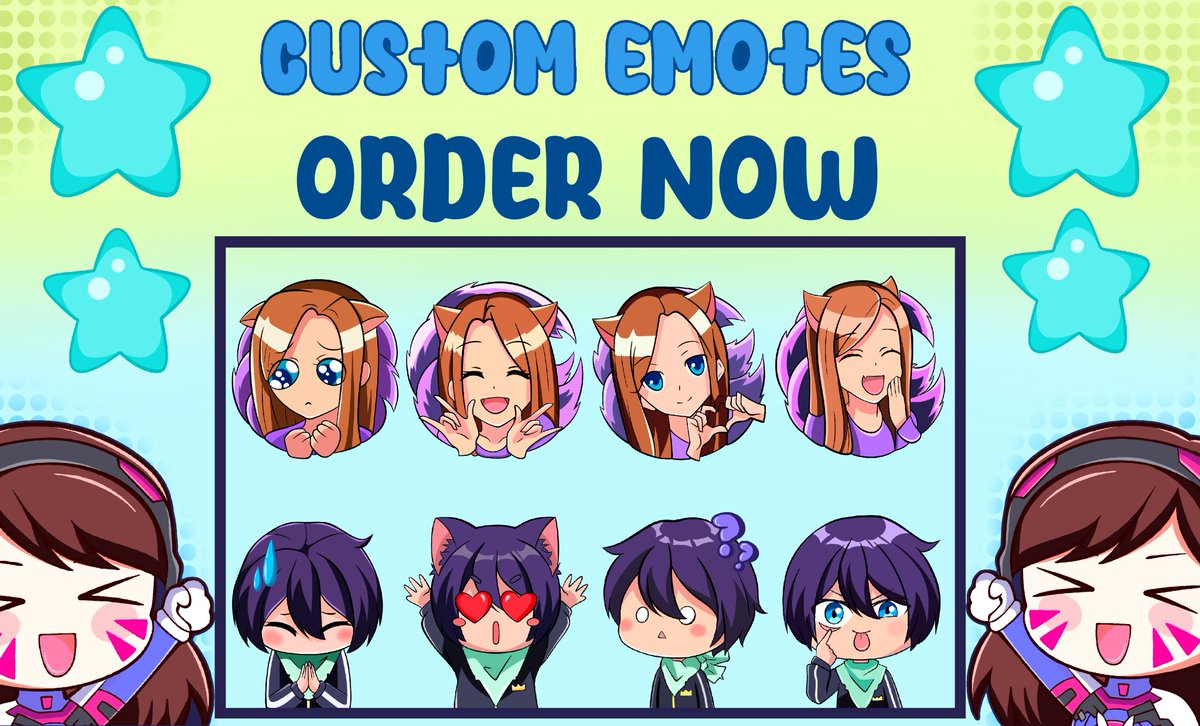 your twitch youtube or discord emotes in my cute chibi style

#5sos #BeyondFast #taeil #MUNWOL #Romano #England #Genshin #Messi #Garnacho #Matildas #FIFAWWC #SnapchatAI #BradleyCooper #harden 
fiverr.com/s/Zl84lQ