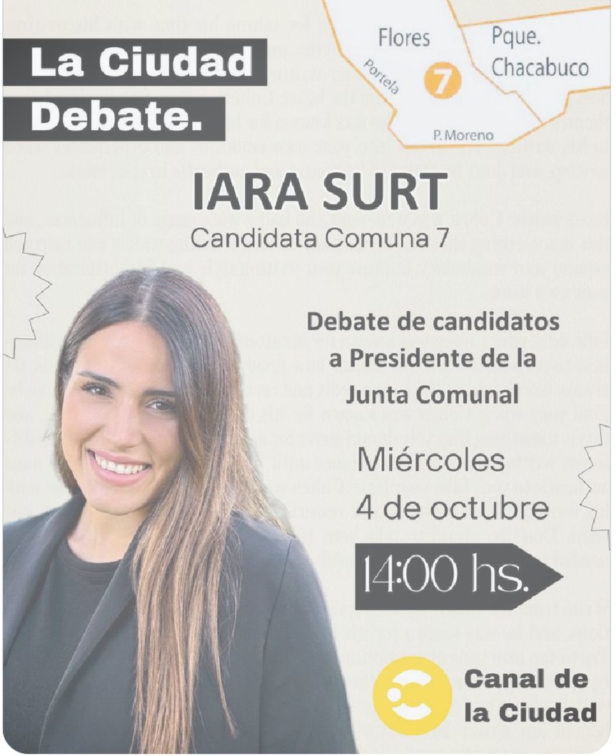 ACiudad7's tweet photo. JxC de la COMUNA 7🇵🇱
Junto a @IaraSurt_ nuestra candidata a Presidente de la Junta Comunal
@CanalCiudadBA https://t.co/B77FsNltam