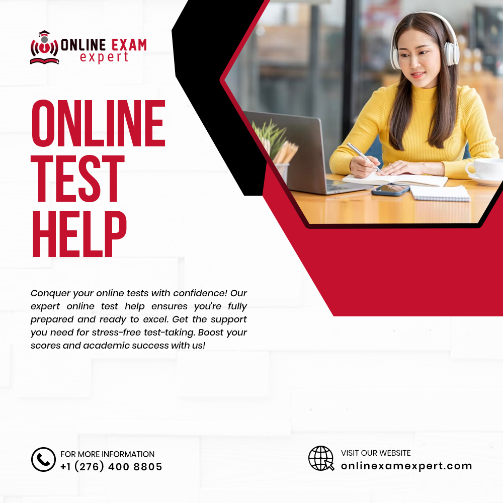 onlinexame's tweet image. Conquer your online tests with confidence! Our expert online test help ensures you&apos;re fully prepared and ready to excel. Get the support you need for stress-free test-taking. Boost your scores and academic success with us!
#onlineexamexpert #OnlineTestHelp #TestPreparation