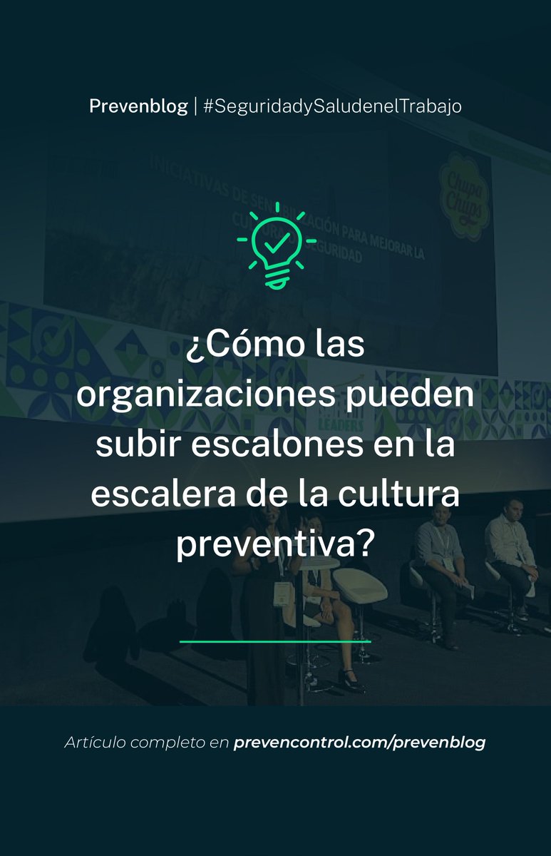 PrevenControl's tweet image. 📝 Como cada miércoles os traemos nuevo #PrevenBlog.

❓ En el post de hoy respondemos a la pregunta de: ¿Cómo las organizaciones pueden subir escalones en la escalera de la cultura preventiva? 🤔

💥 ¡No os lo podéis perder!

prevencontrol.com/prevenblog/com…