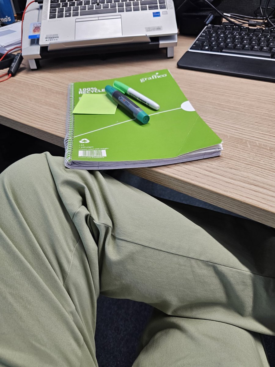 nhsmarkrowe's tweet photo. So I've finally found a reason to wear my green trousers into the office. Growing our Speak Up culture is key to creating great teams, which helps us to deliver high quality of care. @UHP_FTSUG @UHP_NHS @WEDoOD_UHP https://t.co/wgk4qpccz2