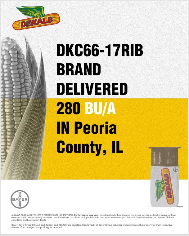 Top performer in full season relative maturity year in and year out! #Harvest23 #NeverSettle #Bayer4IL