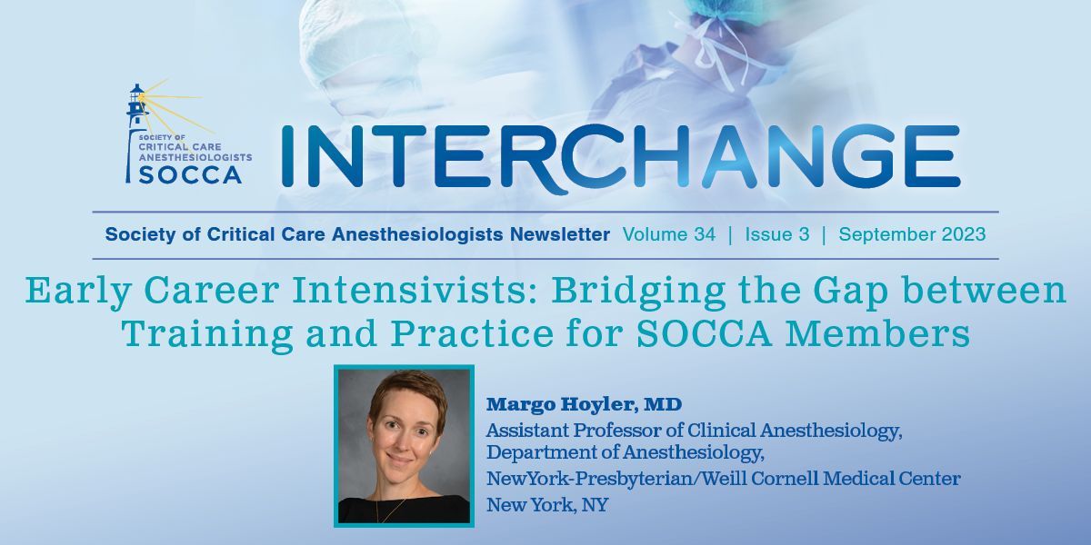 Society of Critical Care Anesthesiologists (@socca_critcare) on Twitter photo "The transition between clinical training to independent practice is notoriously challenging." Learn more about SOCCA's Early Career Intensivist (ECI) group: buff.ly/46zF5tw <a href="/nyphospital/">NewYork-Presbyterian</a> <a href="/WeillCornell/">Weill Cornell Medicine</a> <a href="/madihasyed85/">Madiha Syed</a> "The transition between clinical training to independent practice is notoriously challenging." Learn more about SOCCA's Early Career Intensivist (ECI) group: buff.ly/46zF5tw <a href="/nyphospital/">NewYork-Presbyterian</a> <a href="/WeillCornell/">Weill Cornell Medicine</a> <a href="/madihasyed85/">Madiha Syed</a>
