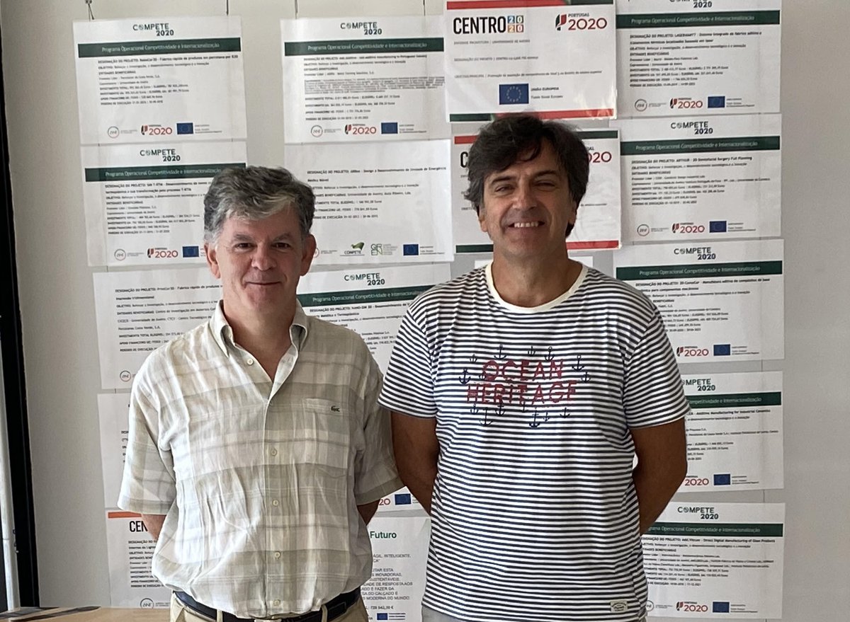 It was a great pleasure to receive the Director of our associated lab <a href="/ciceco_ua/">CICECO – Aveiro Institute of Materials</a> at <a href="/ESAN_UA/">ESAN</a> . A possibility to demonstrate what we are doing so far in our facilities.

<a href="/ciceco_ua/">CICECO – Aveiro Institute of Materials</a> <a href="/ESAN_UA/">ESAN</a>