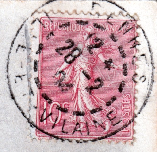 mercipourlacart's tweet photo. Timbre Semeuse de Roty lignée 10c rose 1903

Voir la carte Angers - Fente de l'Ardoise
https://t.co/nA5DarKoTY

#timbre #timbres #stamp #stamps #stempel #sellopostal #francobollo #philatélie #philatelie #philately #filatelia #filatelie
#SemeusedeRoty #semeuselignee #Rennes https://t.co/dtOc5iqa4Z