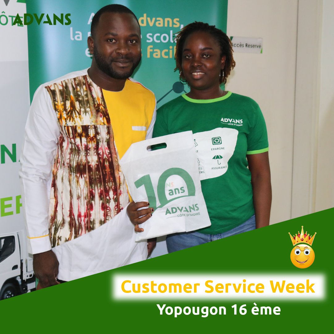 AdvansRCI's tweet photo. Ils ont cru en nous, ils nous ont fait confiance, ils sont satisfaits ! 😊

Merci à nos clients. Avançons ensemble ! 🚀

#ClientFirst #RelationClients #AdvansCotedIvoire #Yopougon16eme https://t.co/9hQPBZLfnf