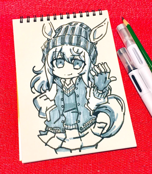 ダイソーからー・ふでぺん使ってみる