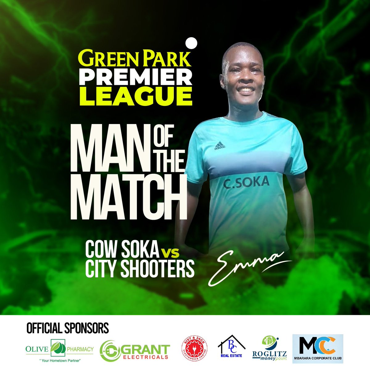 Match51 Scores : @CowSoka 1 Vs 0 @CityShooters

#GreenParkPremierleague
Visit #GreenParkStadium
#giants #JungKook_GOLDEN #NapoliRealMadrid