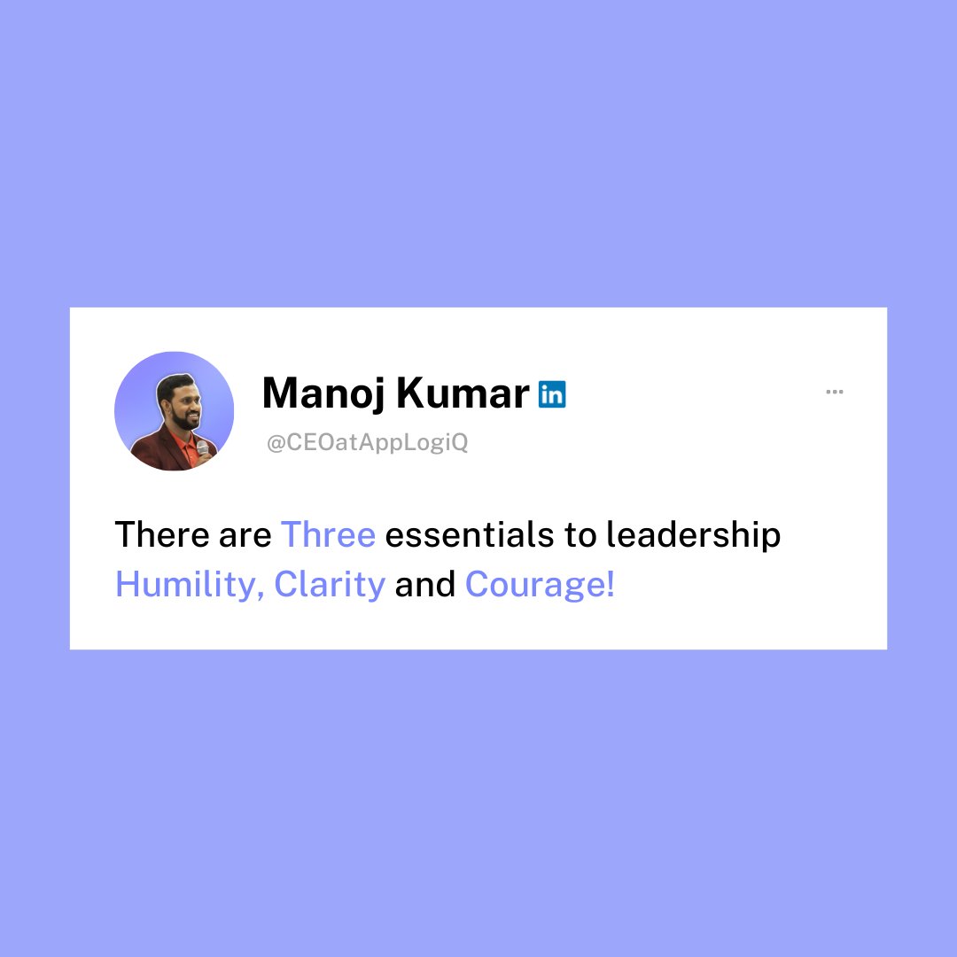 manoj_applogiq's tweet image. Delivering more than is expected is the essence of great management. 
It entails surpassing the norm and striving to improve the world in some small way. it involves individuals and their daily actions, making a positive impact on their lives and boosting their self-esteem.
