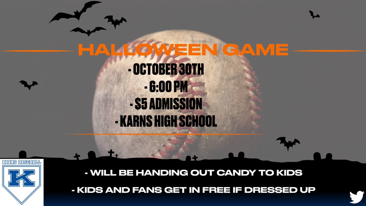 Halloween Game: 10-30-23

Come out for a fun evening the night before Halloween. Players and coaches in costumes, playing with a pumpkin ball, all the candy and food you can eat! See you there. 🎃🍬