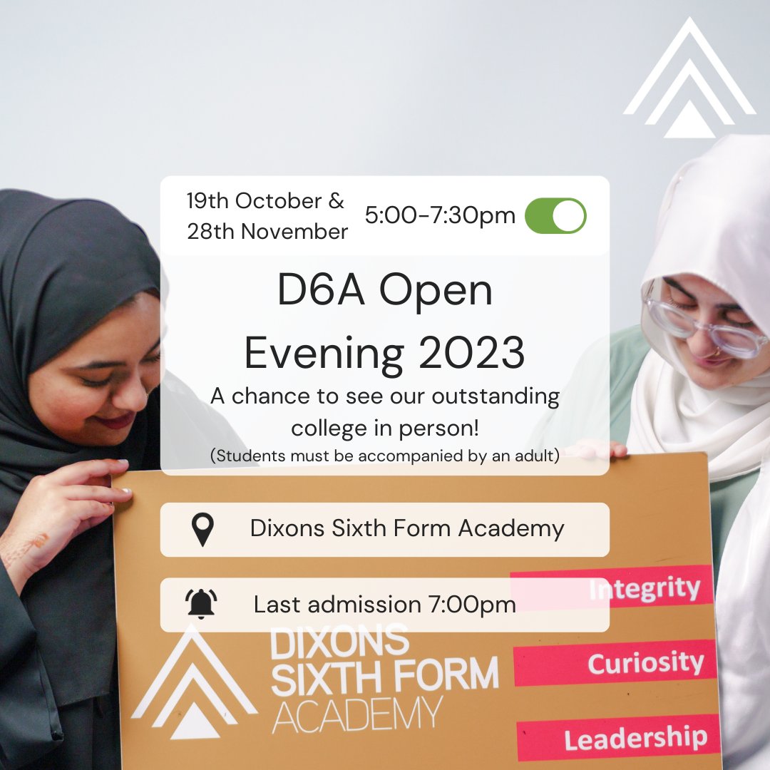 The first of our 2023 Open Evenings is fast approaching! #investinyourfuture