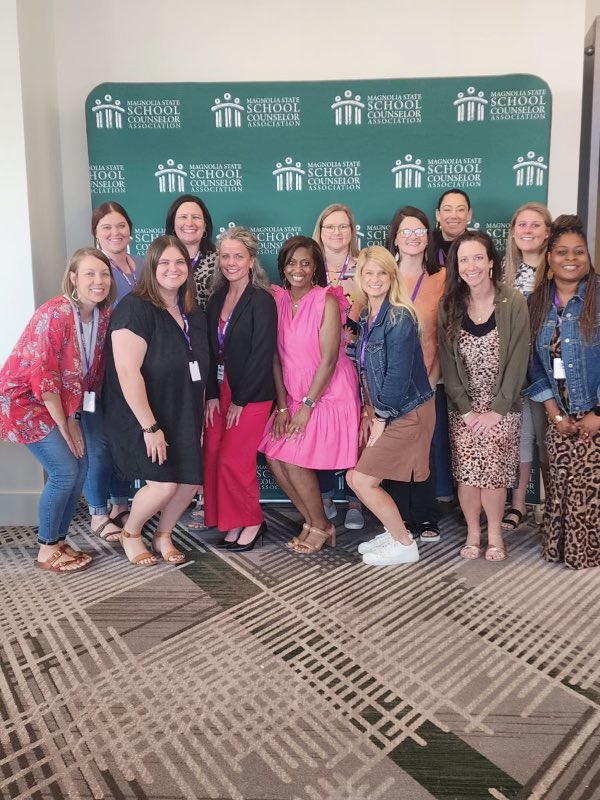 DCSMentalHealth's tweet photo. Our #TeamDCS professional school counselors along with Mrs. Williams, Mental Health Services Director, are enjoying the Magnolia State School Counselor Association conference! #MSSCA2023 #unmute2023 https://t.co/w6claMxnfl