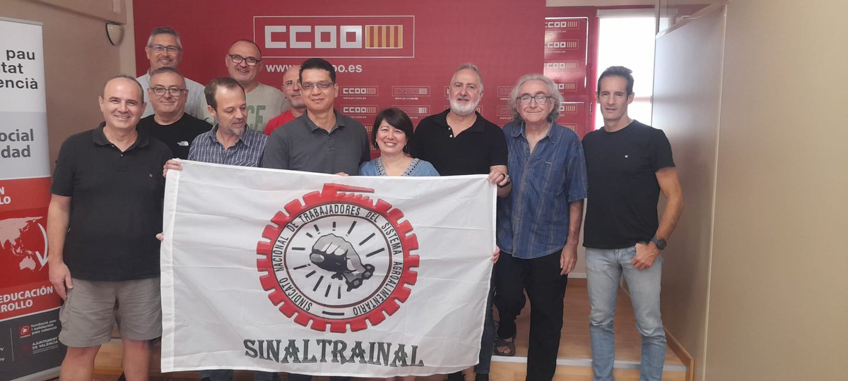 SinaltrainalInt's tweet image. En el proceso de construcción de red Interncional participamos en el Taller de trabajo sobre diligencia debida, responsabilidad empresarial con delegados sindicales de @CCOO en el País Valencia en 🇪🇸.
@CEDSALA @EntreigualesVlc