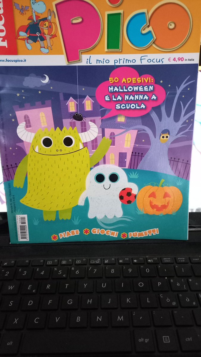 silvianalon's tweet photo. Sul #focuspico di ottobre c'è la mia storia per #Halloween 
#corriinedicola
#cosebelle
🙂🙂🙂 https://t.co/NCazpMGnLc