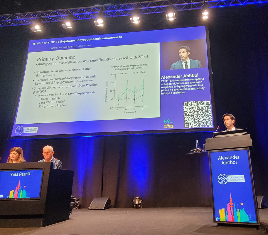 Zucara_ca's tweet photo. Zucara presented its positive proof-of-concept Phase 1b results in two presentations at the #EASD2023 Diabetes conference this week receiving high interest. https://t.co/ecVuo5I74f