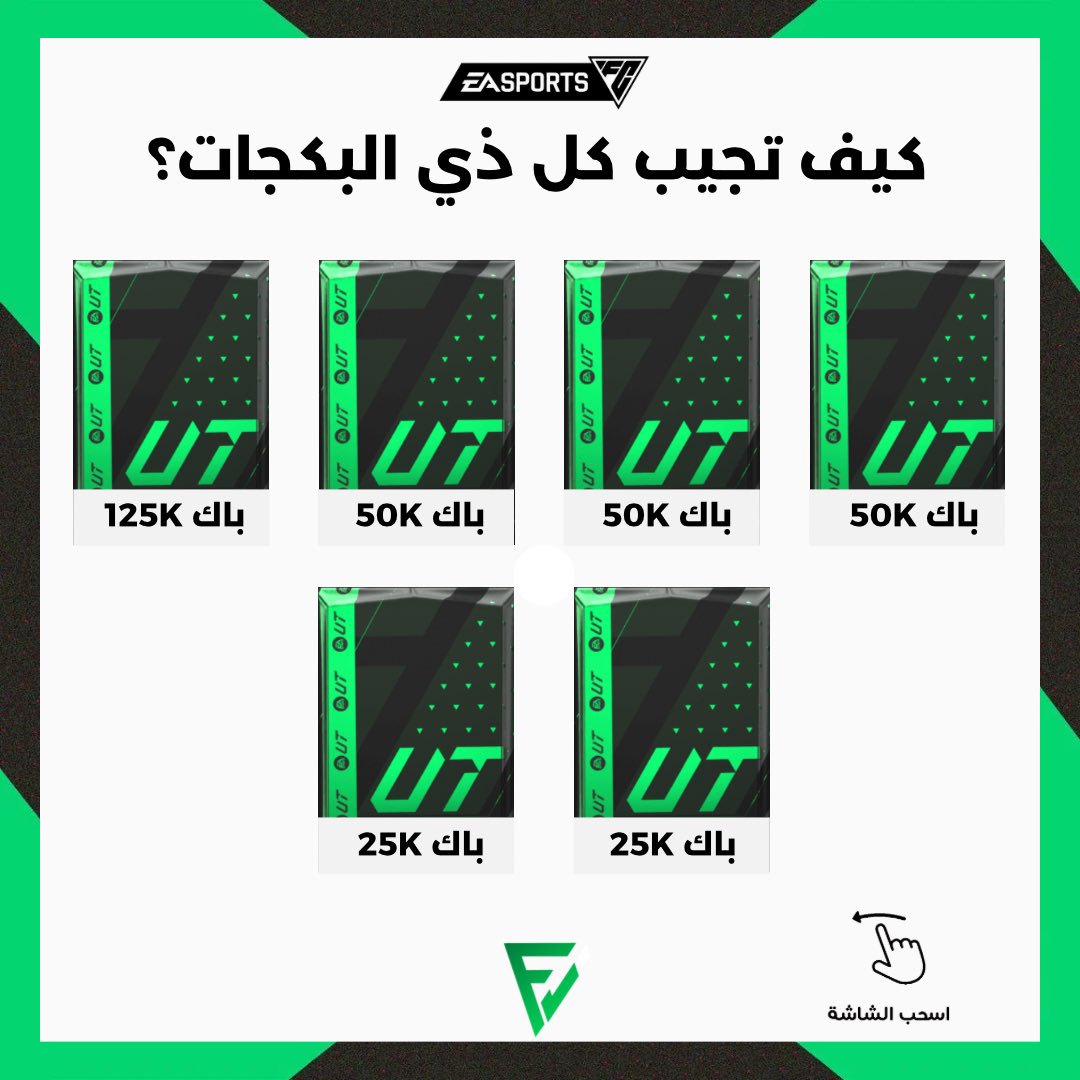 futaj3's tweet photo. 🚨|| شرح مختصر وكـامل لمهام متوفـرة تعطيك كل ذي البكجات وبمتطلبات سهلة في #EAFC24 

• تقدر تسويها مع خويك واذا ماعندك احد تسوي معه اكتب بالمنشن ممكن تحصل احد تسويها معه

- لا تنسى اللايك والرتويت عشان غيرك يستفيد 🔁♥️ https://t.co/901fZIso7W