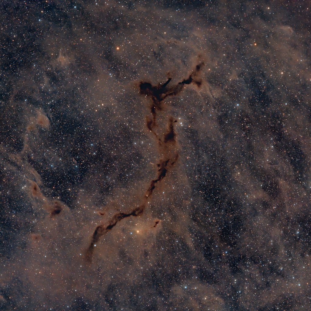 Alex_Anderssxn's tweet photo. ㅤㅤ      ❝Nebulosa del
           Caballito de Mar❞.

ⓘ Es una nebulosa oscura que forma parte de nuestra galaxia, en la constelación de Cefeo, y uno de los 182 objetos de estas características catalogado por el astrónomo Edward Barnard en el siglo XX como Barnard 150 (B150). https://t.co/PxmHrA16Dv