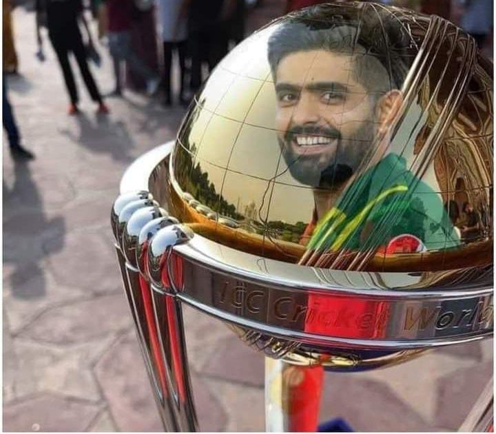 RizBarHeen's tweet photo. Scenes of icc captains meeting🤝
Babar Azam is goona lift this trophy🏆🏆inshallah❤️
#BabarAzam #CWC2023 https://t.co/an7jdyXypI