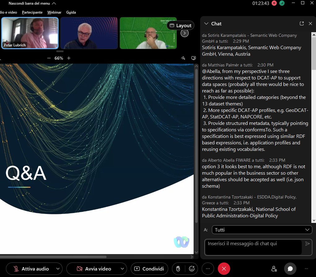 OpenArturo's tweet image. #SEMIC (#DCAT_AP) #DataSpaces 
-Core semantics
 -#DCAT &amp;amp; DCAT-AP  
-Semantic solutions for #PublicAdministrations