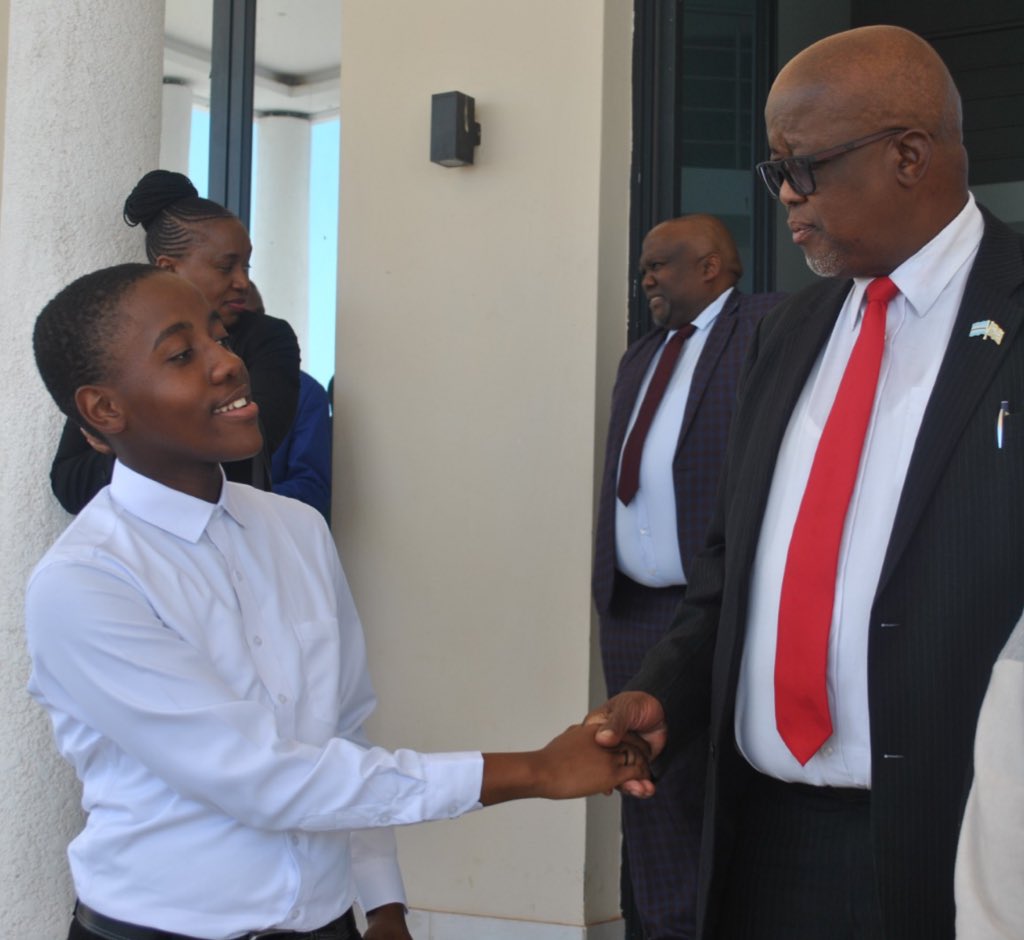 MarangTrust's tweet photo. The Vice Chairperson of The National Children Council (NCC), Atang Sean Sebolao, received a prize from the forum this afternoon for the impactful  work he’s doing. 

@RepssiBotswana @Go_Francistown https://t.co/DYytiqUNNm
