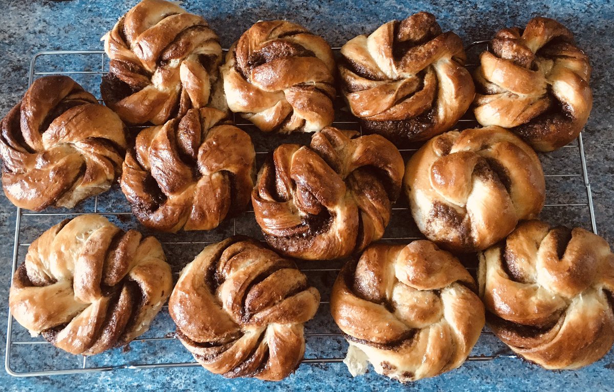 It’s national cinnamon bun day in Sweden. Be rude not to.