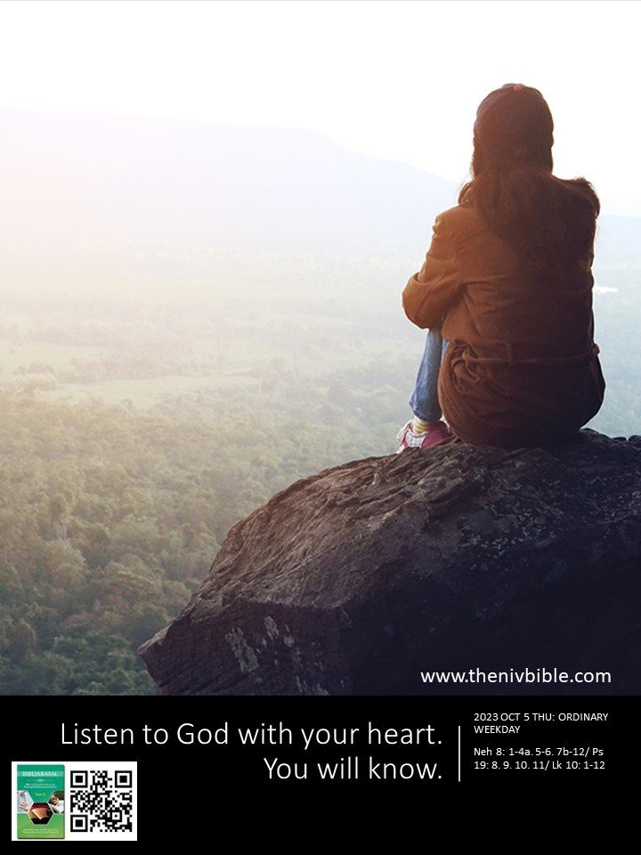 LitoJopson's tweet photo. Listen to God.
#bibliarasal, #gospel, #homily, #homilyguide, #inspiration, #bible, #catholic, #liturgy, #mass https://t.co/lcdCHVjtGE